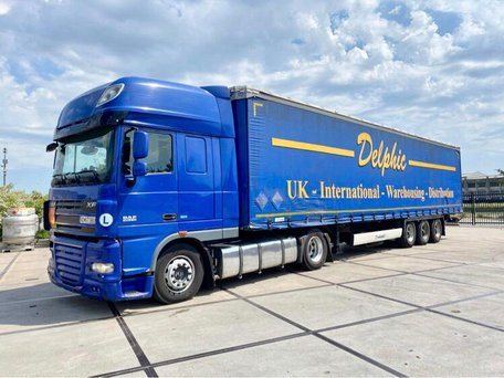 Delphic International curtainsider used for FIAS-registered bagged fertiliser haulage